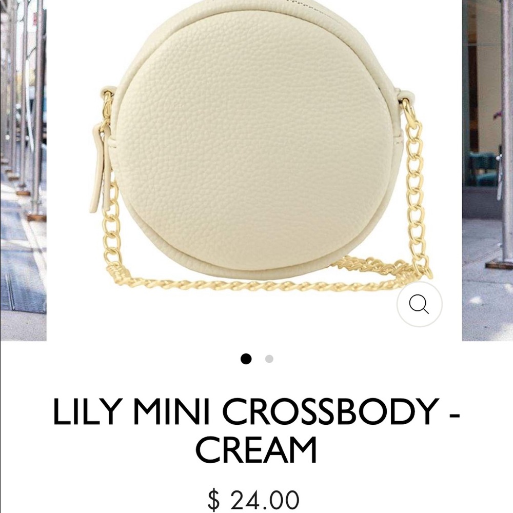 NWT Mini Cream Crossbody